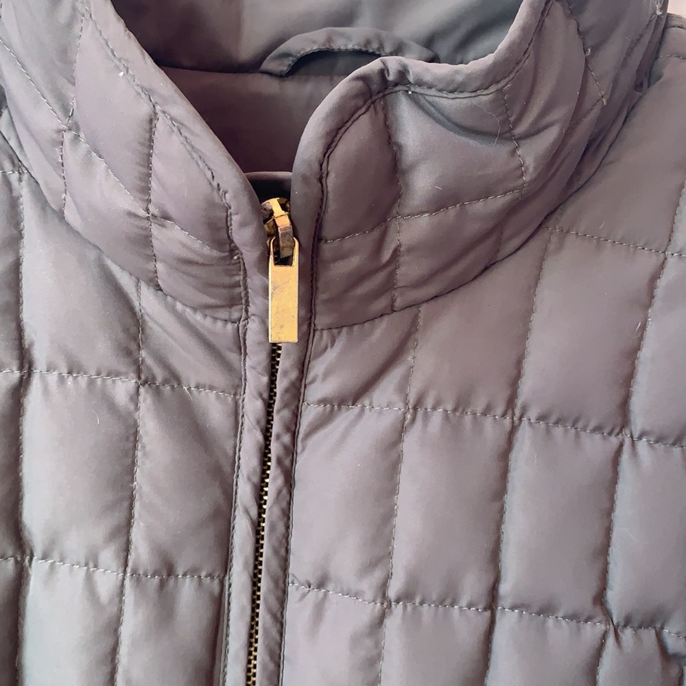J. Crew Factory Quilted Green Snowcap Jacket Size… - image 8